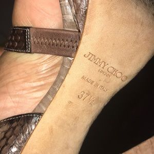 Authentic Jimmy Choo Strappy 4 Inch Heels